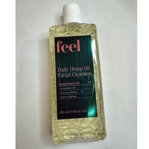 Feel Daily Hemp Oil Facial Cleanser 5oz New Sealed Antioxidant Redness Relief